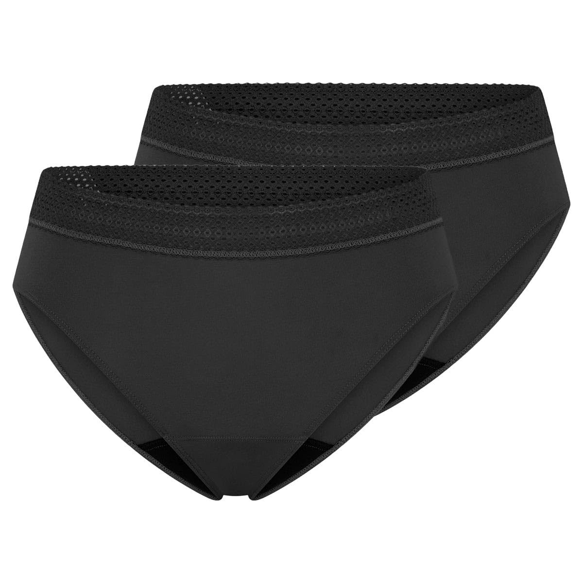 Schiesser Damen 2 Pack Periodenslip/Menstruationsunterwäsche - Care
