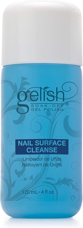 Soak-Off Nail Polish Cleaner, Removes Tacky Residue – Nail Surface Cleanse, 4 oz