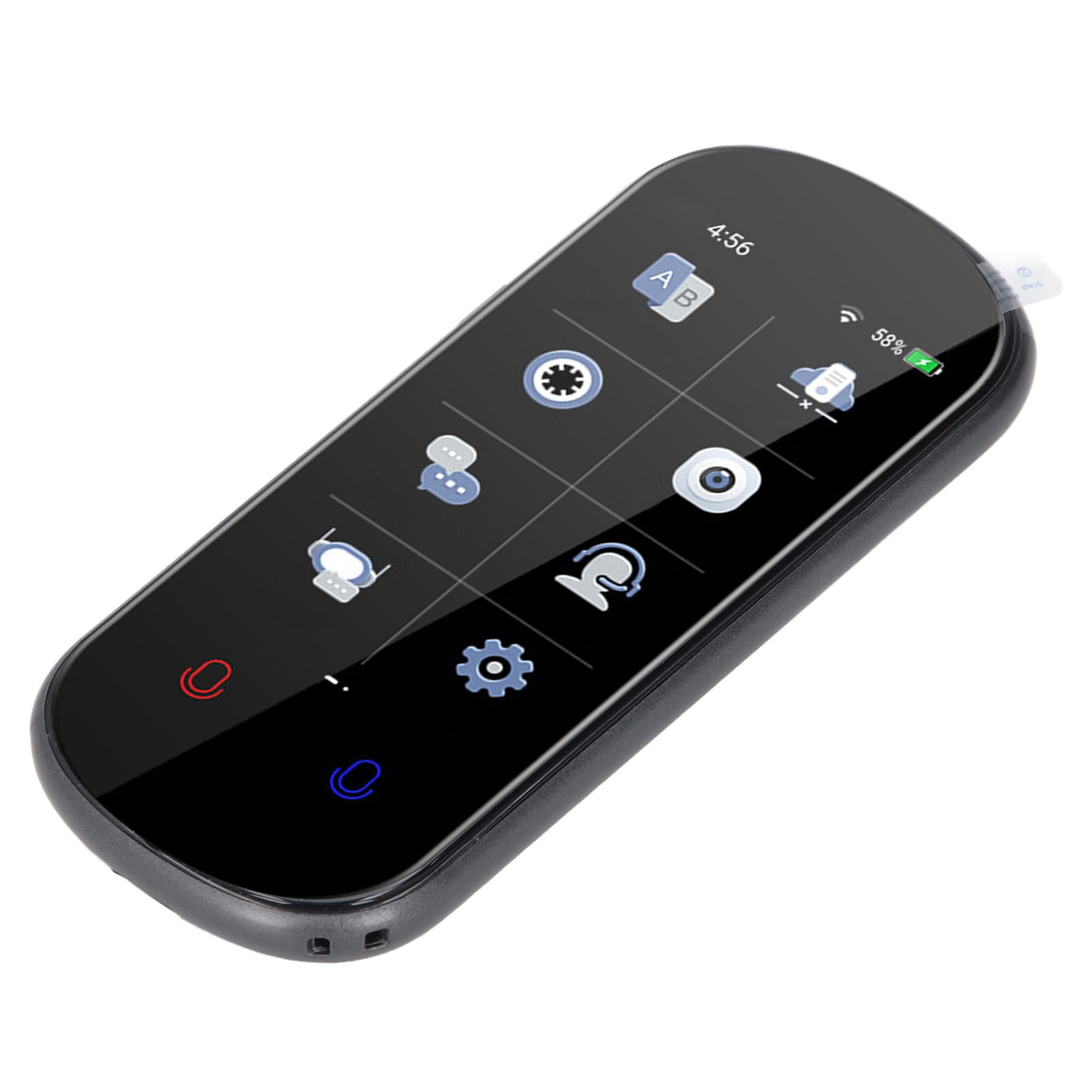 Walfront Sprachübersetzer-Gerät, 109 Sprachen, 3-Zoll-Touchscreen, 8 MP-Kamera, KI-Sprachübersetzer mit Offline-Aufzeichnung, OCR für Reisen, Studium, Arbeit, Geschäftstreffen