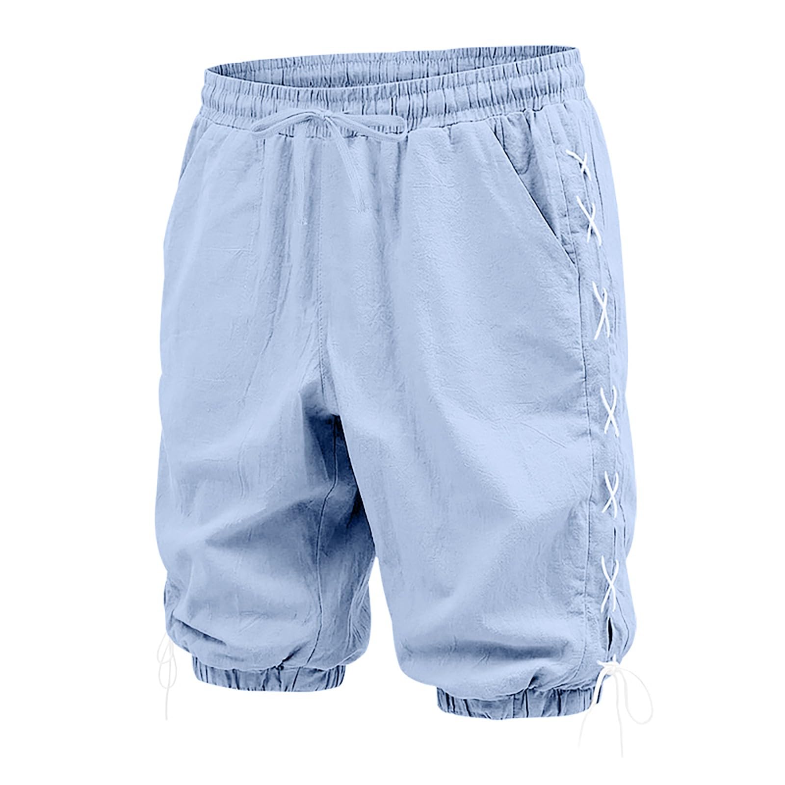 Short 3/4 décontracté pour homme en coton séchage rapide été - 8