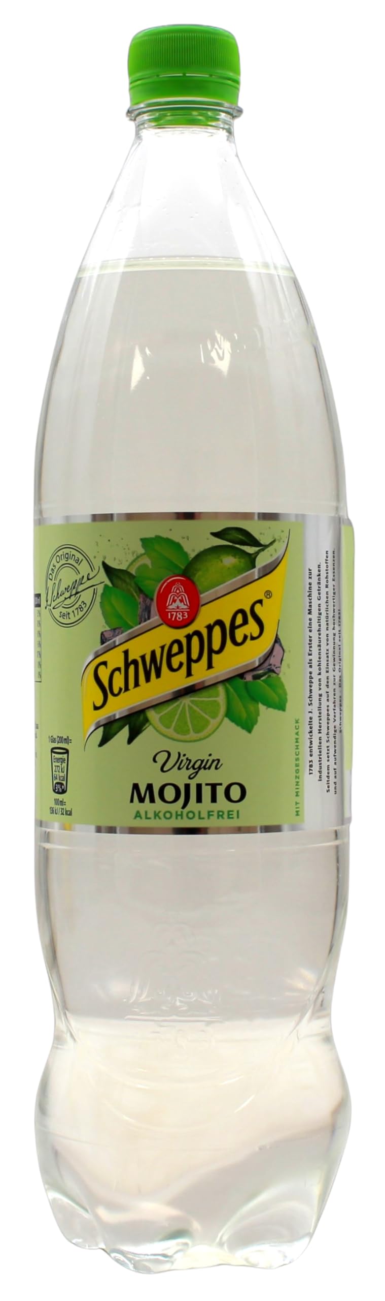 Schweppes Virgin Mojito alkoholfrei, 18er Pack (18 x 1.25 l) EINWEG