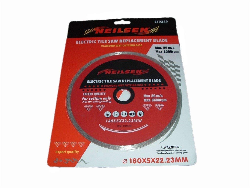 Replacement Blade For Tile Cutting Machine - 180 X 5 X 22.23Â Mm 5055282023693
