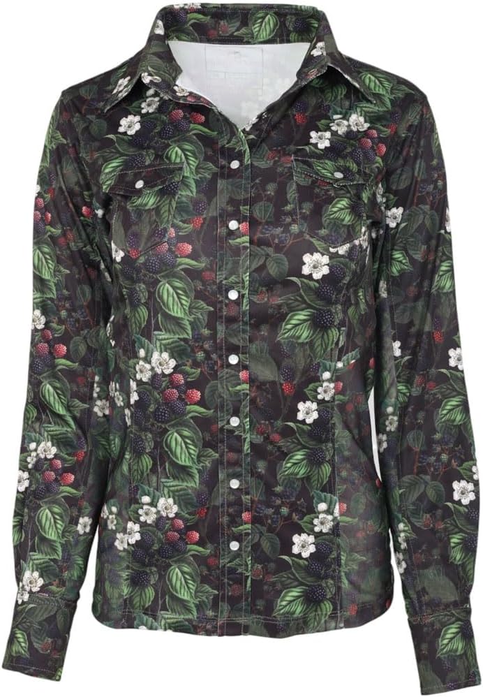 Dapplebay BlackBerry Daze Western Top