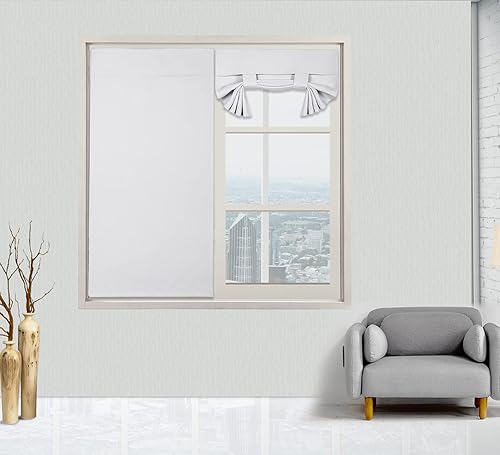 Miniatura 39 de PI Cortina Opaca para Puerta Francesa, Sombra de Ventana con Privacidad y Aislamiento Térmico, Cortina Larga para Vidrio/Puerta Corrediza, Sombra