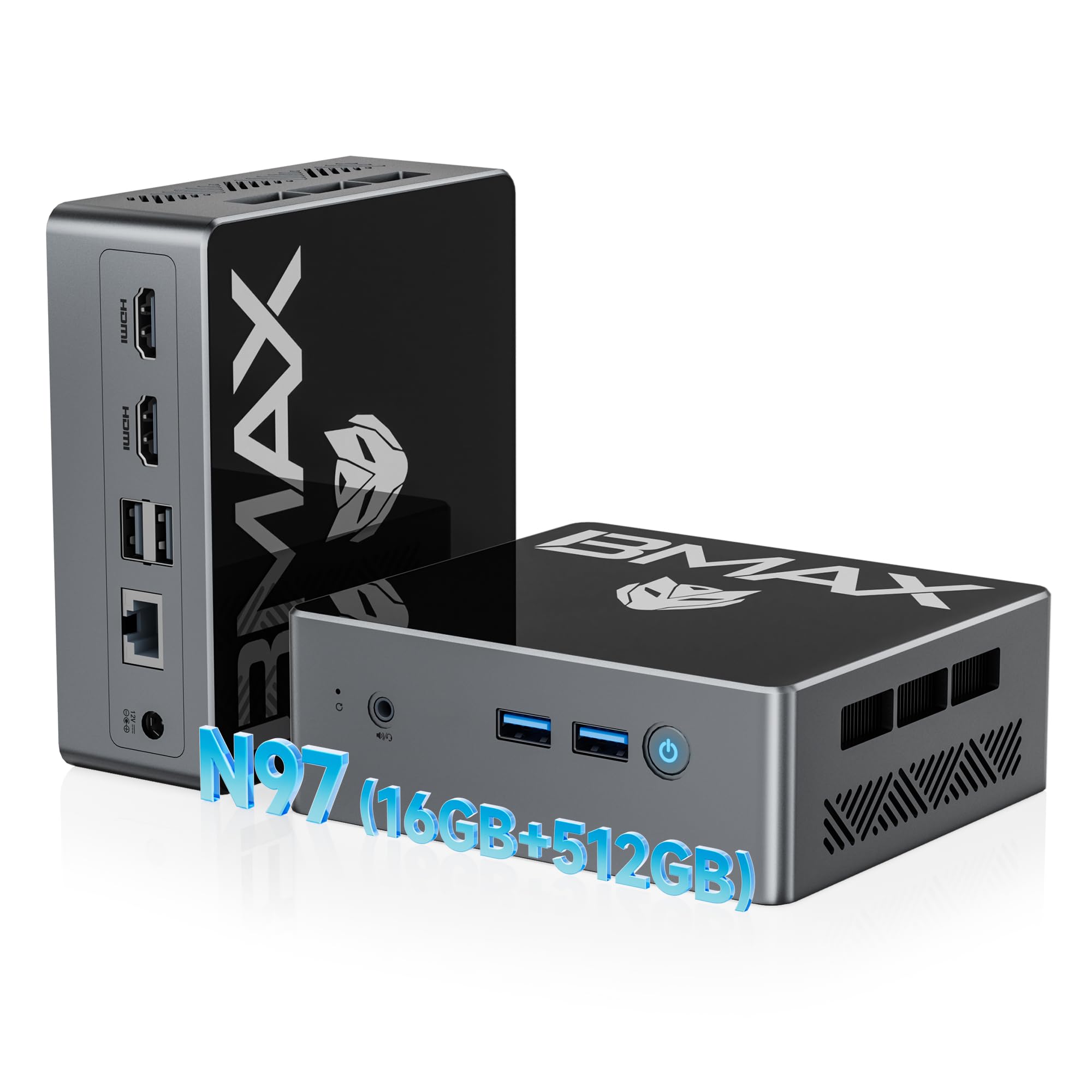 BMAX B4PRO ミニPC N97 BMAX Mini PC Intel N97 16GB RAM 512GB M.2 SSD Win-11 Pro B4Pro