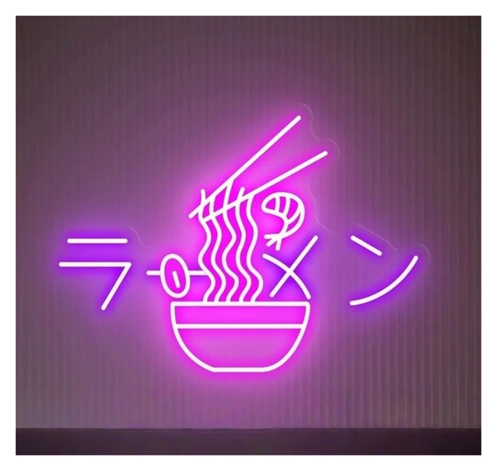 RONGCH Hanging Art Neon Signs Ramen Japanese Noodles Neon Sign Restaurant Business Window Display Decor Dimmable Lamps Make Your Storemore Shiny 45cm(E)