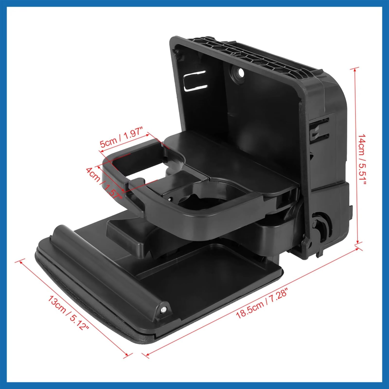 Auto Innenraum Zubehör Compatibile Con Per Rabbit 2006 2007 2008 2009 R32 2008 Auto Posteriore Center Console Bracciolo Portabicchieri 1K0862532 1K0862532F