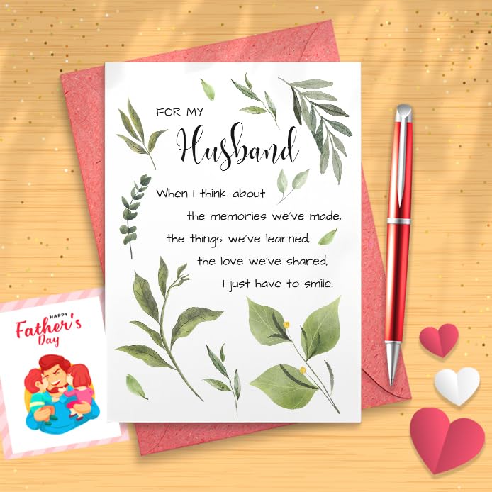 Amazon.com: Romantic Father's Day Card For Husband (Sweet And Good Man ...