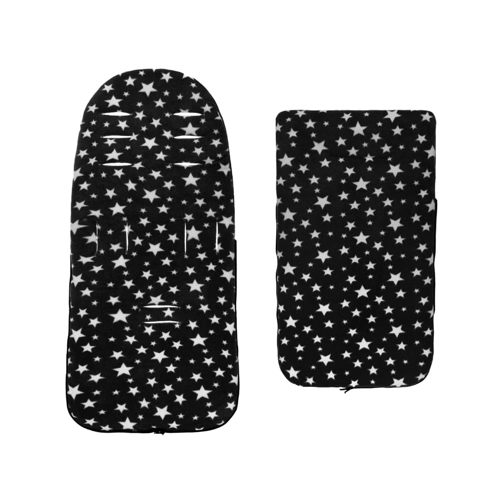 Stroller Bunting Bag Windproof Universal Pushchair Footmuff Outdoor Warm Fleece Lined Sleeping Bag Washable Detachable Baby Stroller Cushion