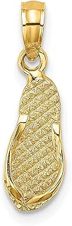 Colar de ouro amarelo 14 k 3d Key West com pingente para transporte de viagem joias finas para mulheres presentes para ela, Pedra Ouro amarelo
