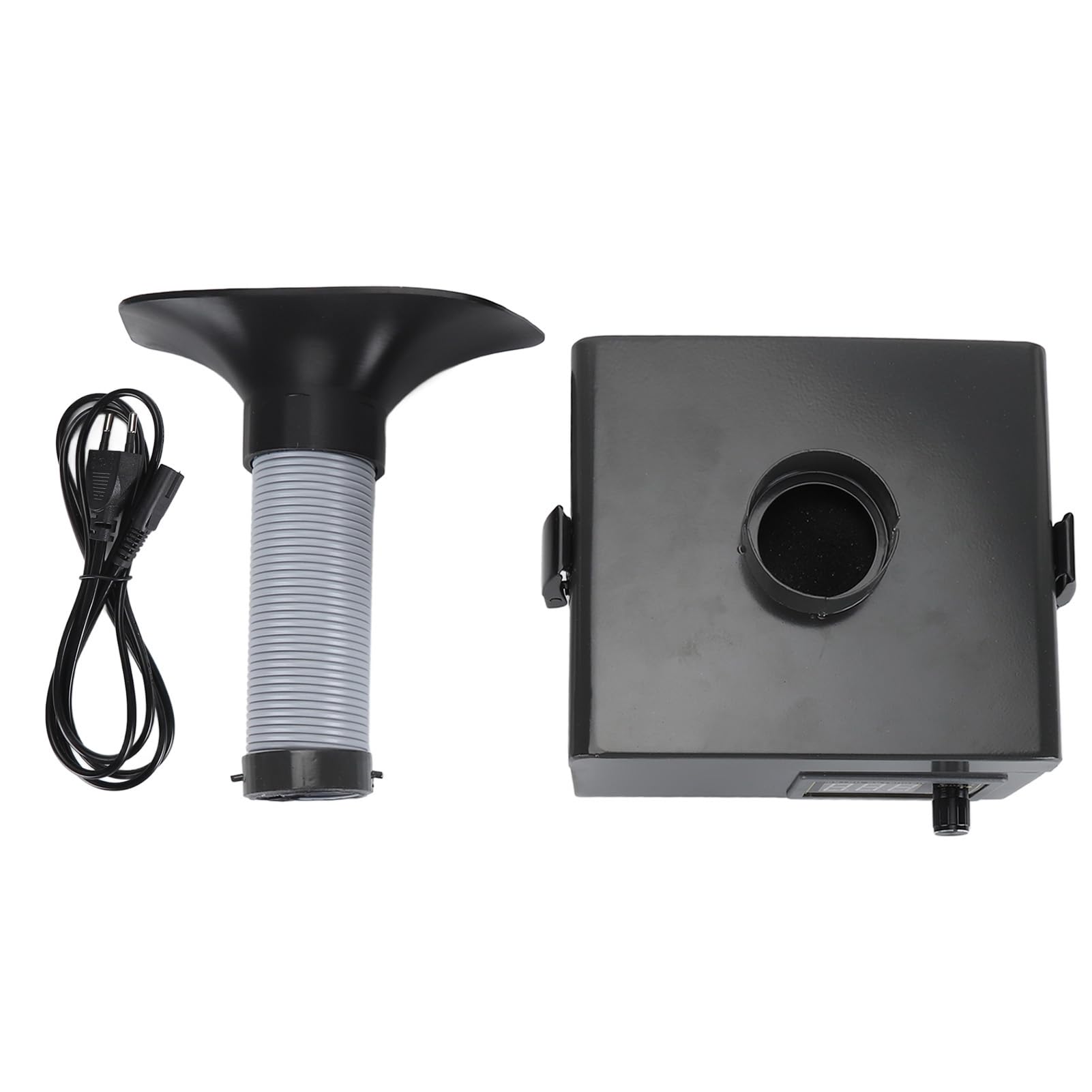 Generic Extractor de Humos de Soldadura, de Filtración de 3 Etapas de 150 W, Evacuador de Humos de Soldadura de 7000 RPM con Flujo de Aire de 52 CFM, Filtro HEPA H18, Carbón (Enchufe europeo)