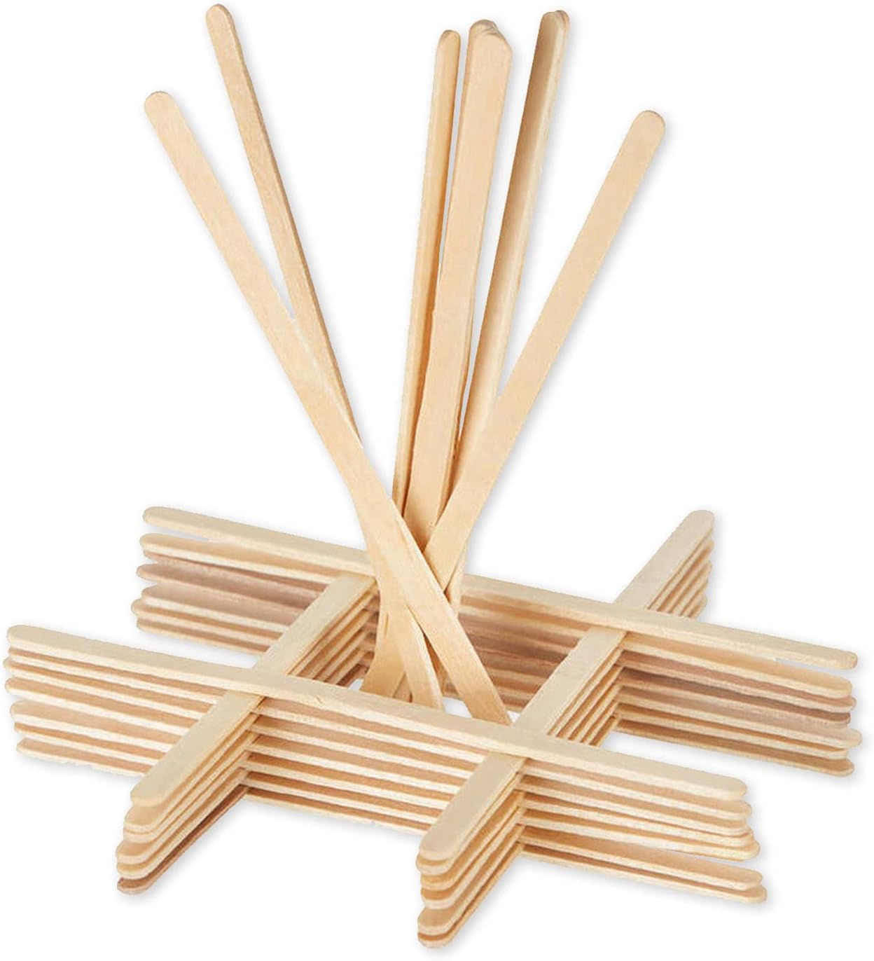 Disposable Wooden Mix Stirrers Coffee Stir Sticks （1000pcs）