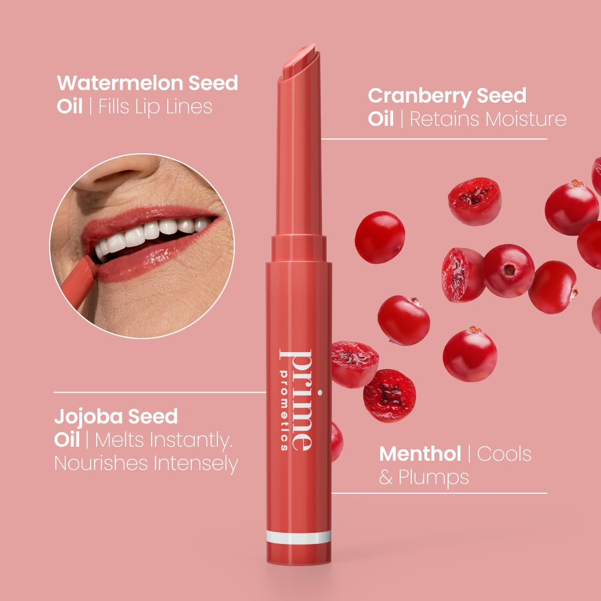 PRIME PROMETICS PrimeLip Plumping Lip Balm 3-in-1 Lip Color