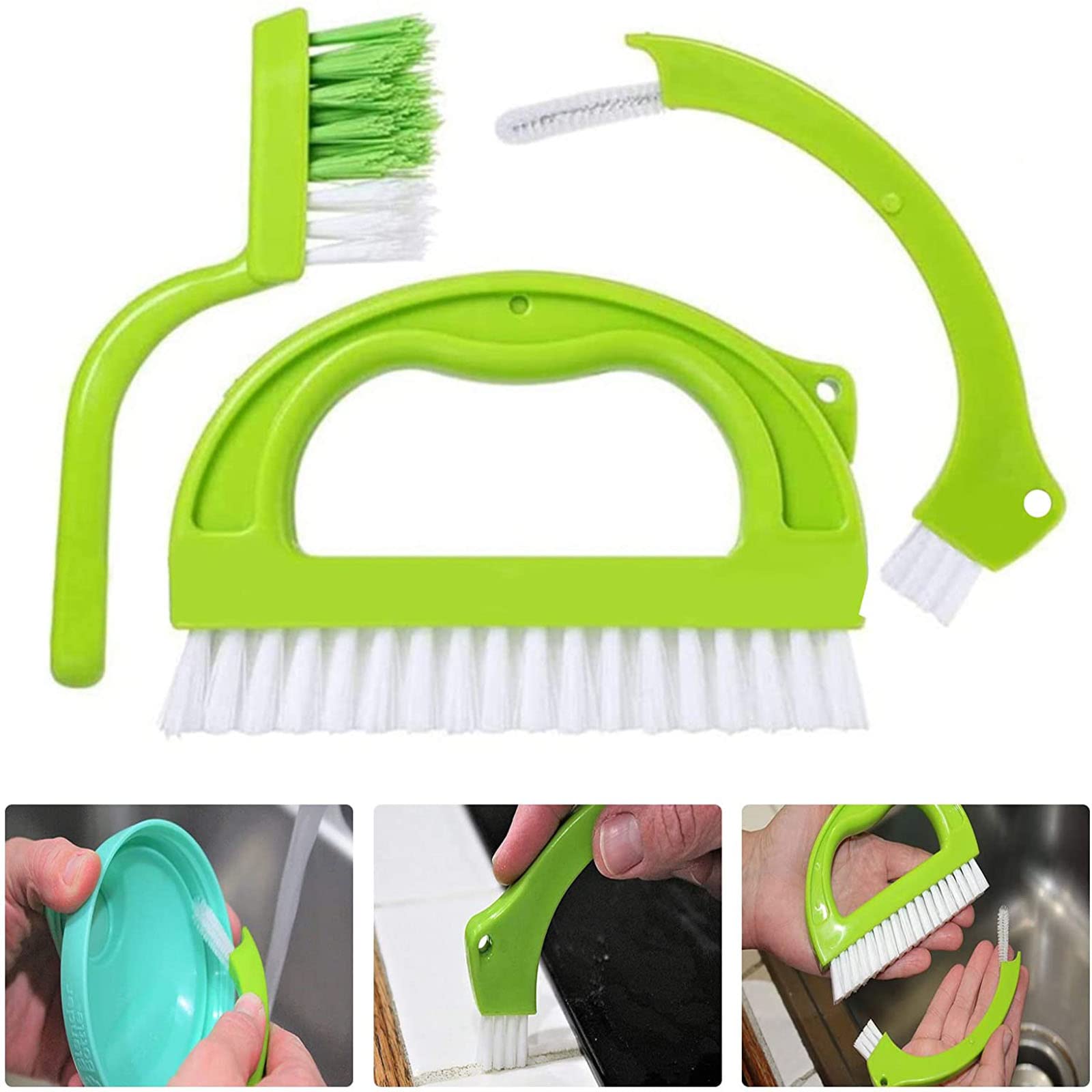Spazzola per la pulizia degli spazi vuoti 3 pezzi, Spazzola per la pulizia del bagno Spazzola per fughe per piastrelle, Spazzola per la pulizia dell | Leroy Merlin