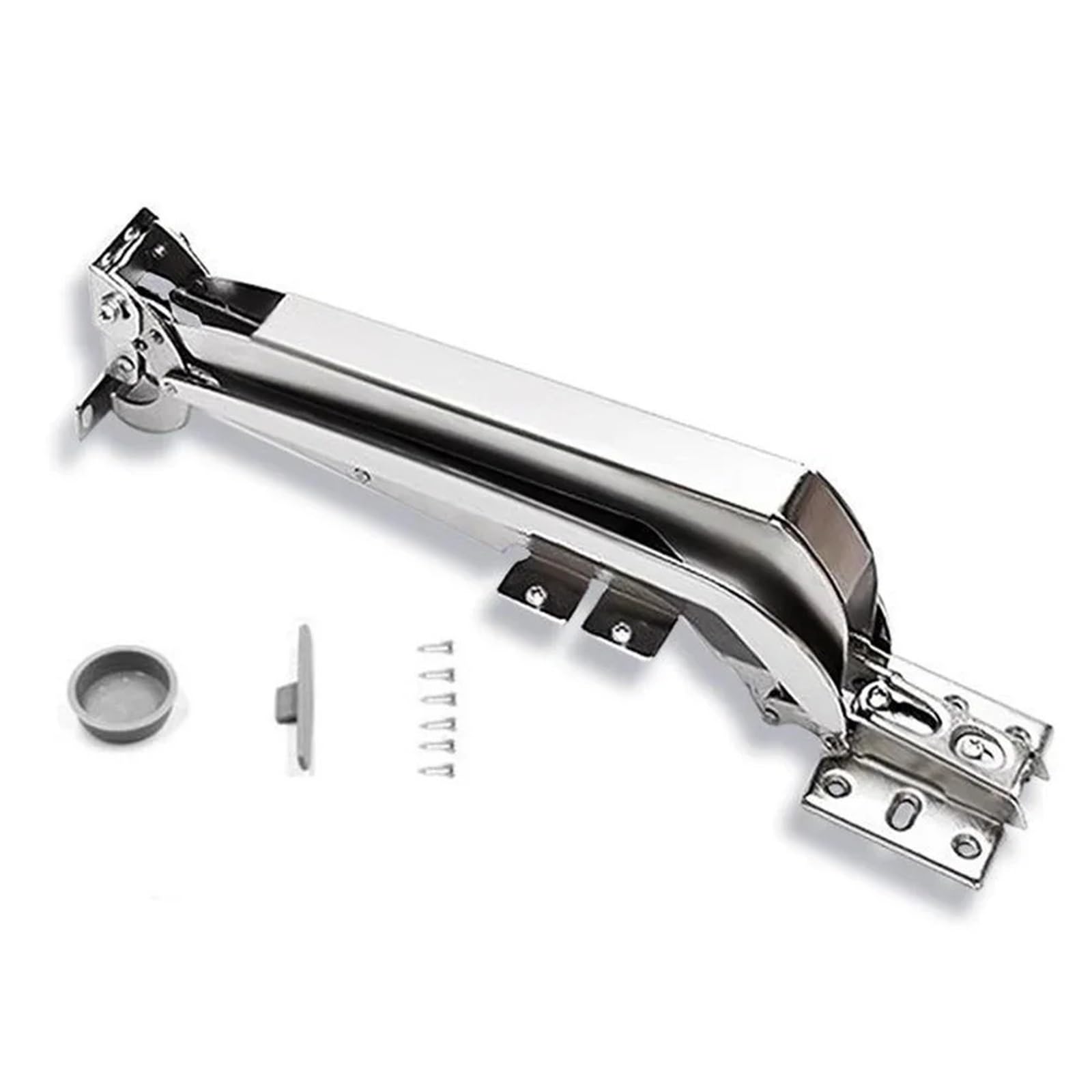 Charnière de porte coulissante avec amortisseur hydraulique anti-claquement