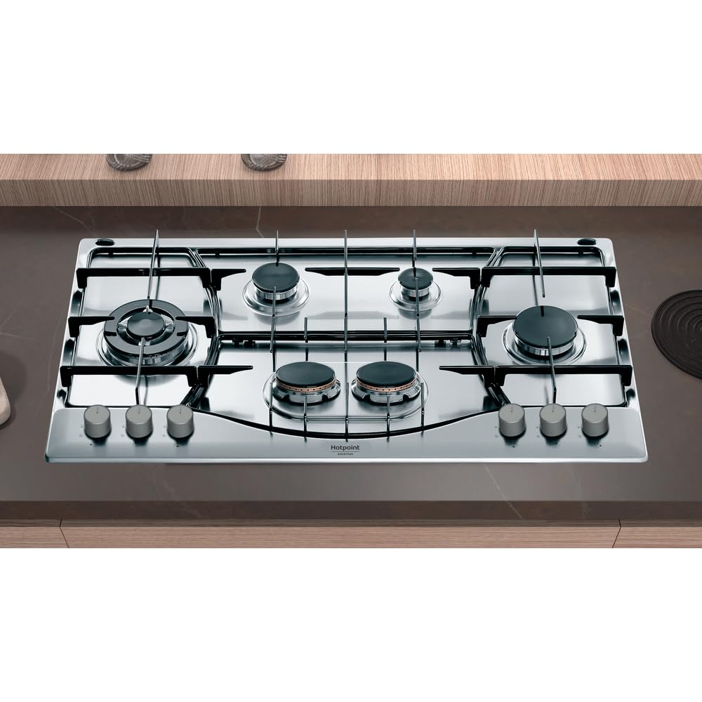 Hotpoint Ariston - Piano cottura a gas PHN 962 TS/IX/HA finitura inox da 90cm