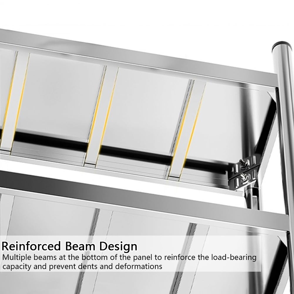 Armadio da cucina in acciaio inox resistente, con porta scorrevole, per ristoranti e hotel, 70 x 30 x 40 cm, finitura grigia resistente, design salvaspazio