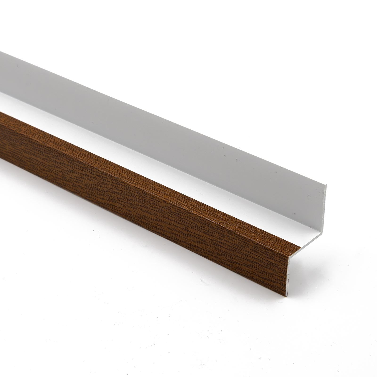 Truly Pvc Limited Golden Oak Shiplap Cladding Board Drip Trim (2.5M)