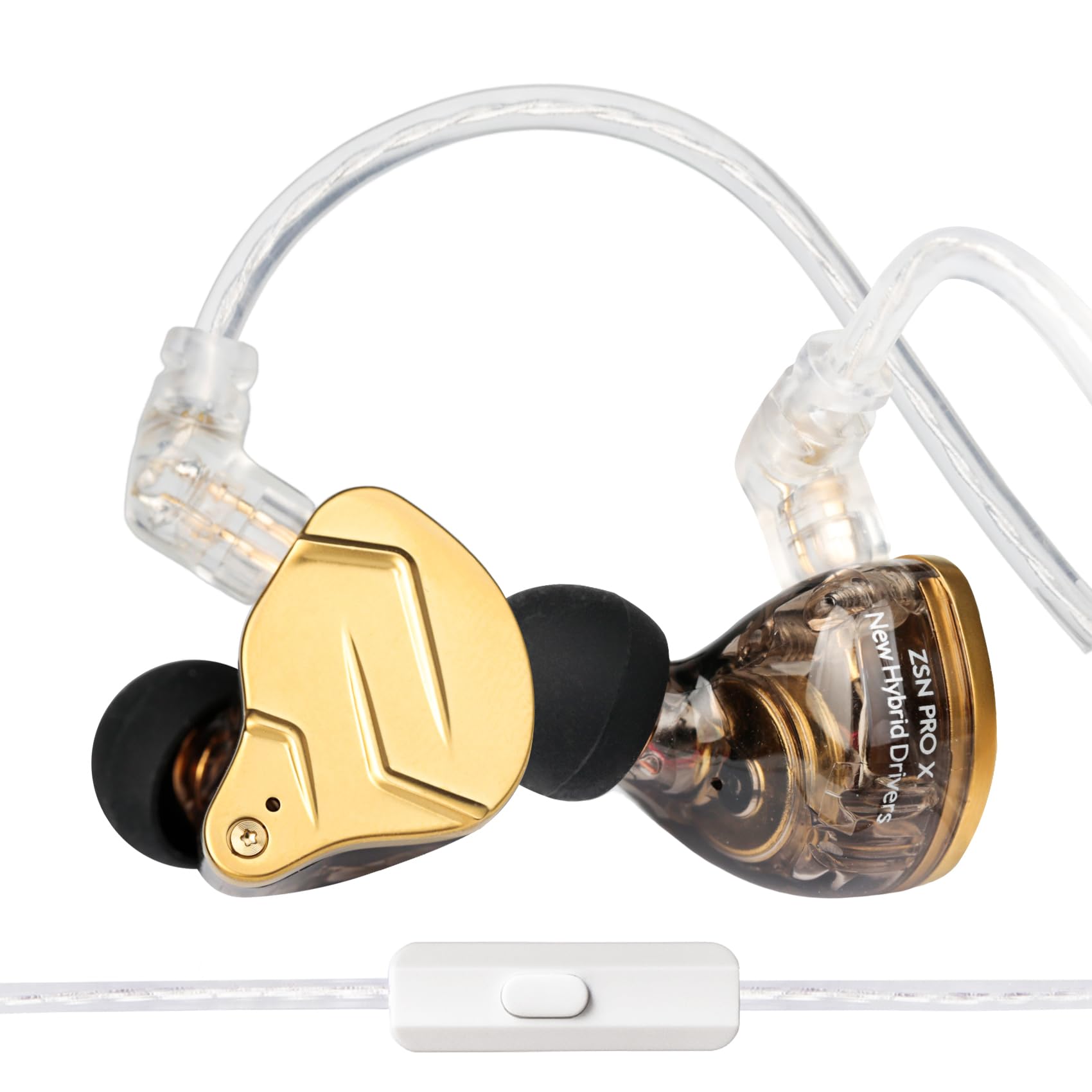 Fones de ouvido KZ ZSN PRO X Dual Driver, fone de ouvido com som