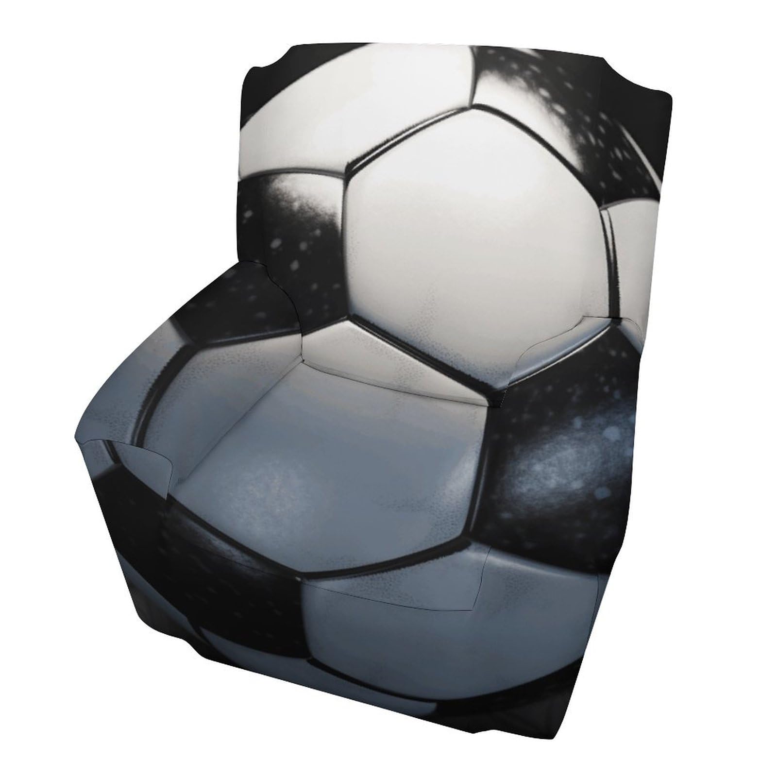 Housse de protection pour canapé simple extensible et lavable motif football