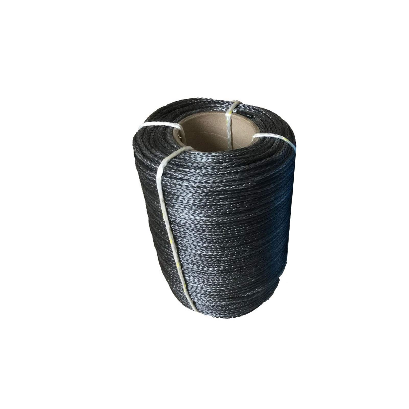 Winch Rope, 7mm X 100m Synthetic Winch Mooring Rope Line Cable(Grijs)