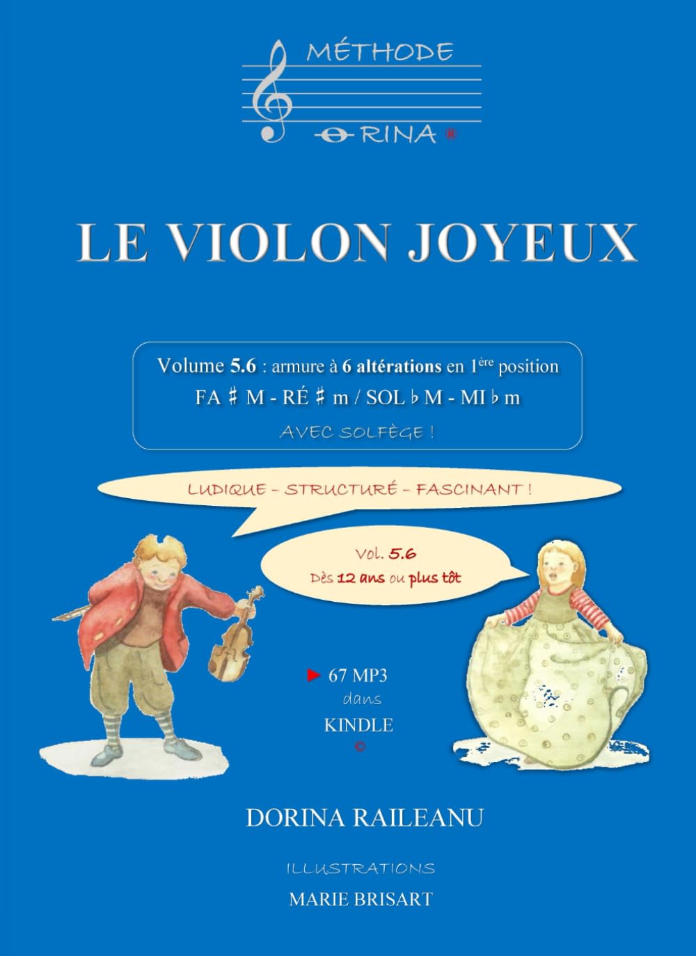 Le Violon Joyeux Vol 5.6 Position I Méthode d'Apprentissage Solfège Dès 12 Ans