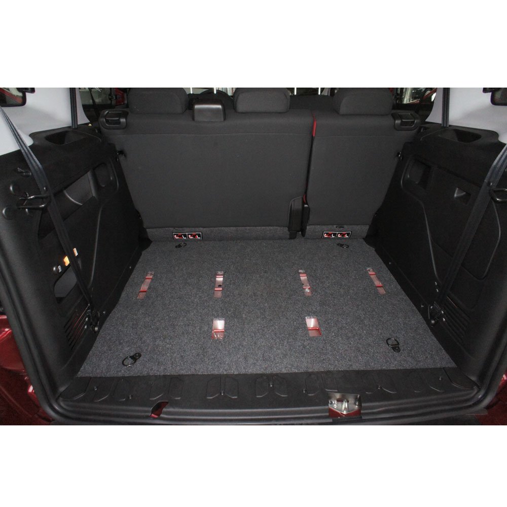 MTM Kofferraumwanne kompatibel mit FIAT Doblo II 2010-2022, Kofferraummatten Passgenaue mit Antirutsch, Widerstandsfähig, Leicht zu waschen und Geruchsneutral, cod. 4157