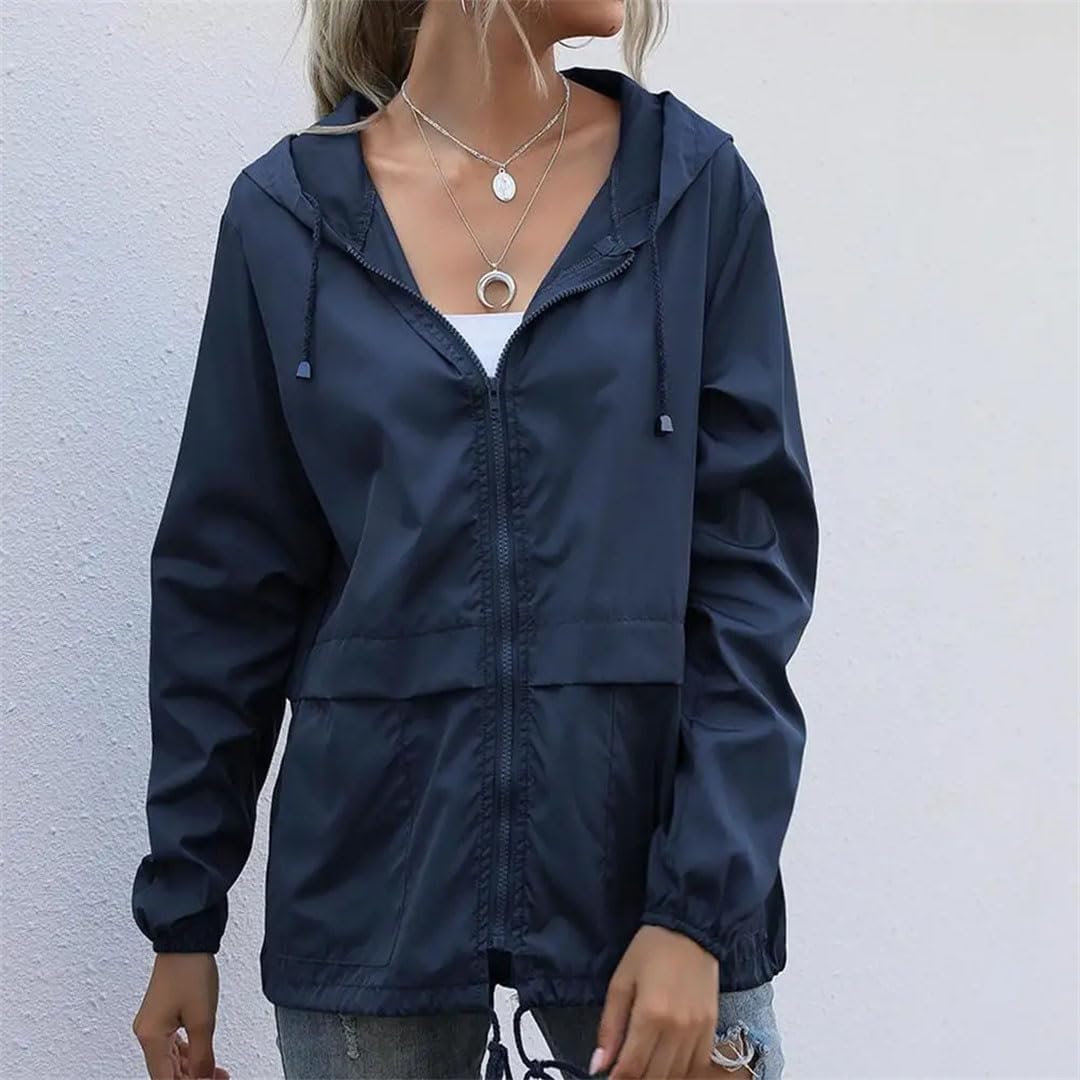 Women Jacket Outdoor Running Hooded Short Clothing Spring Coats