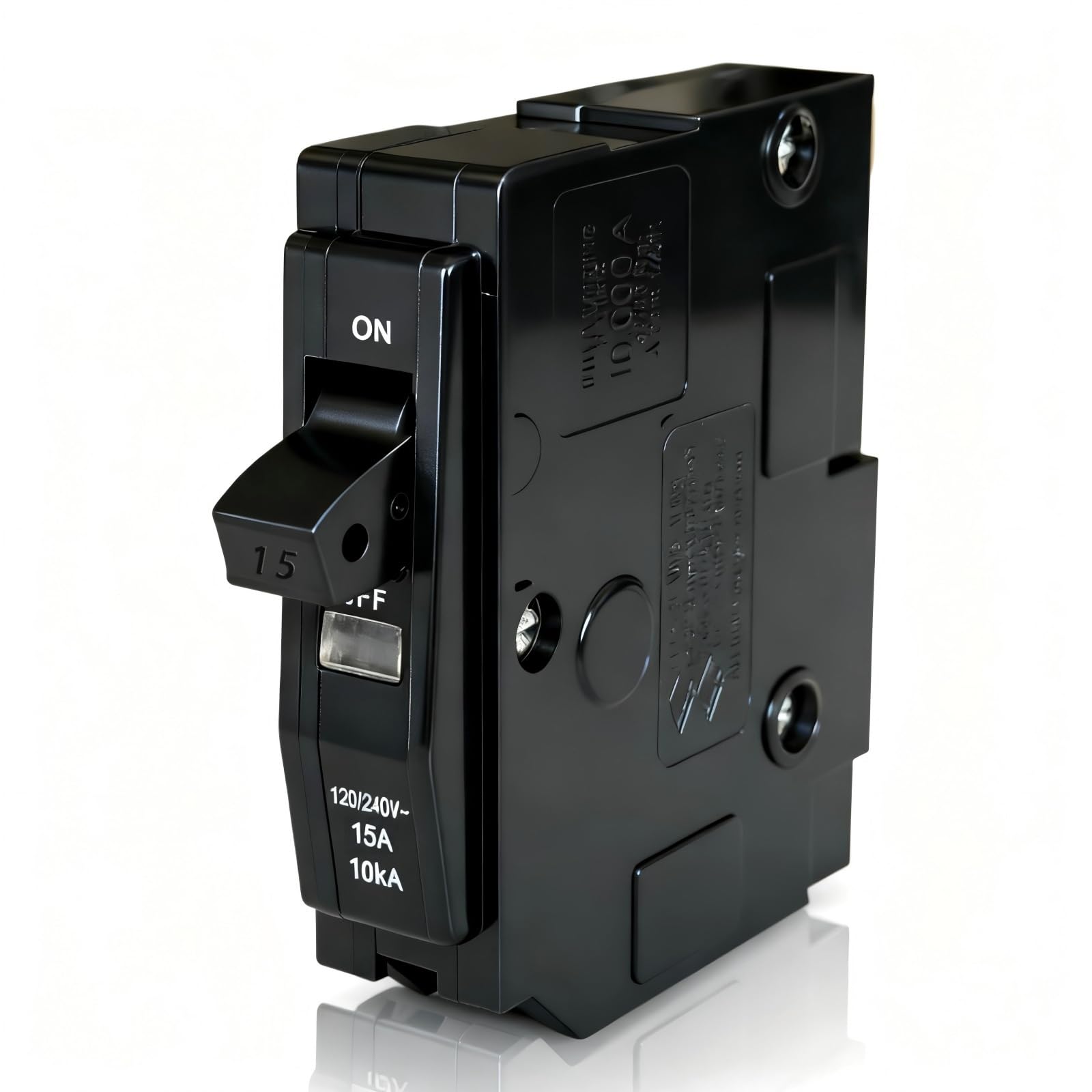 Photo 1 of 1-Pole 15 Amp Circuit Breaker, Compatible with QO115, for QO Load Centers, CSED & NQOD Panels, Plug-On Type, 120/240V, Thermal Magnetic Protection
