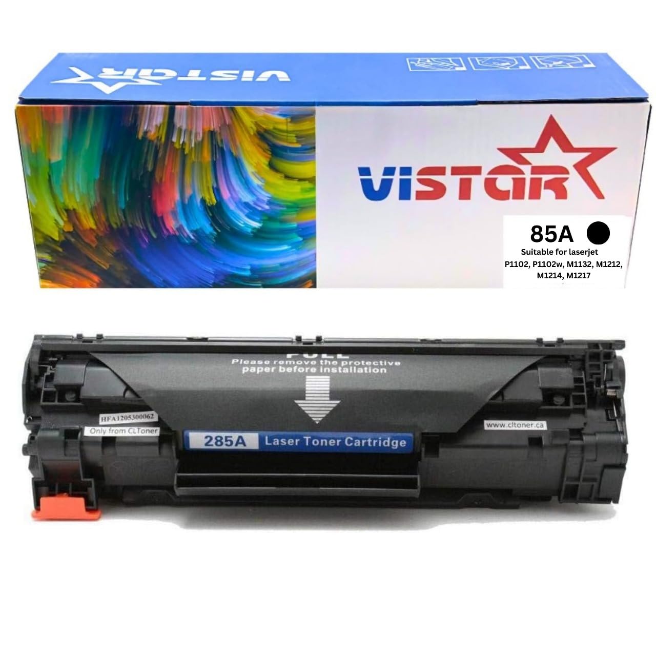 Vistar Compatible 85A Toner Cartridge for P1102,P1102W,M1132,M1212,M1214,M1217 – High Yield | Premium Quality
