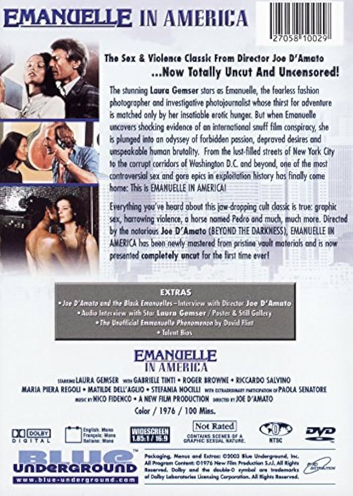 洋画・外国映画 EMANUELLE IN AMERICA Amazon.com: Emanuelle in America : Movies & TV