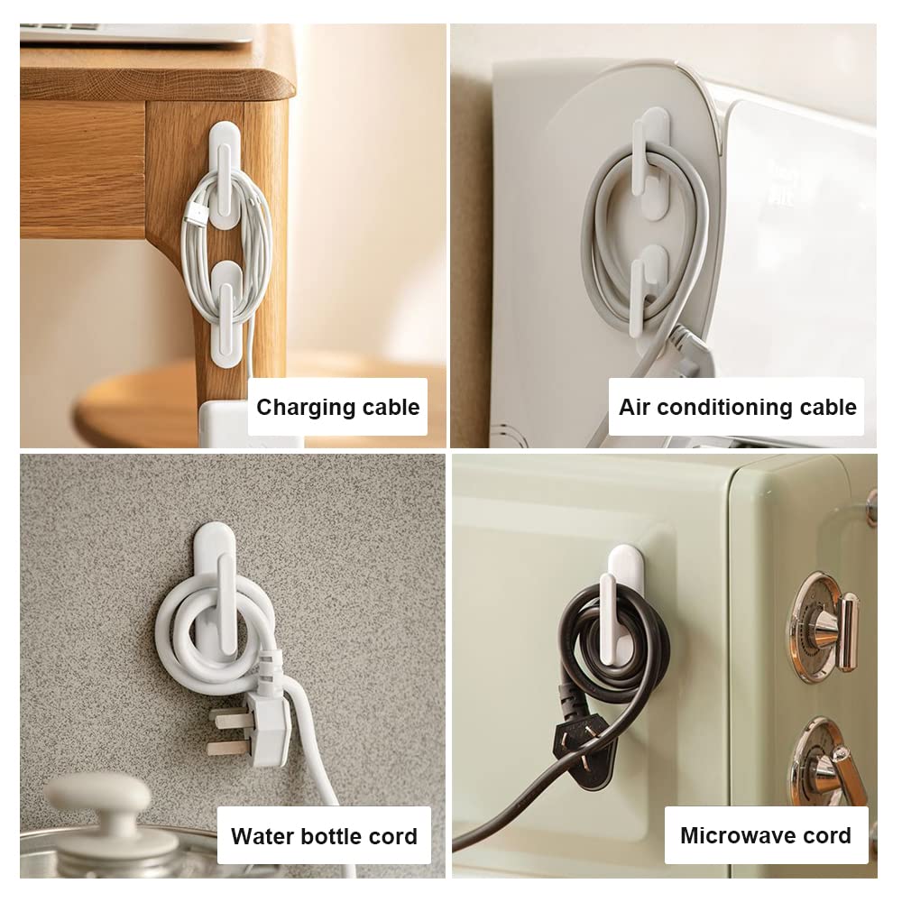 Geekria Organizzatore Cavi In Finta Pelle - 10 Pezzi - Per Cuffie, USB, Caricabatterie, Cavi Di Ricarica - Foto 7