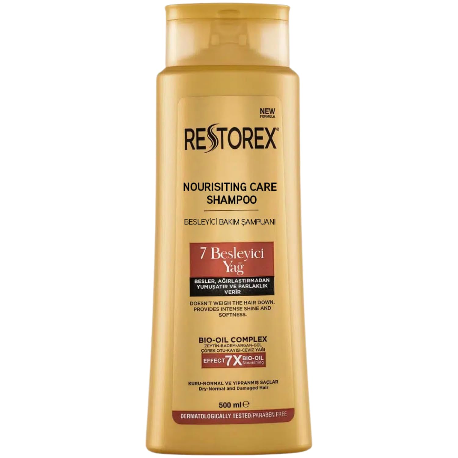 Restorex Pflegeshampoo Nährendes Pflegeshampoo mit 7 Ölen