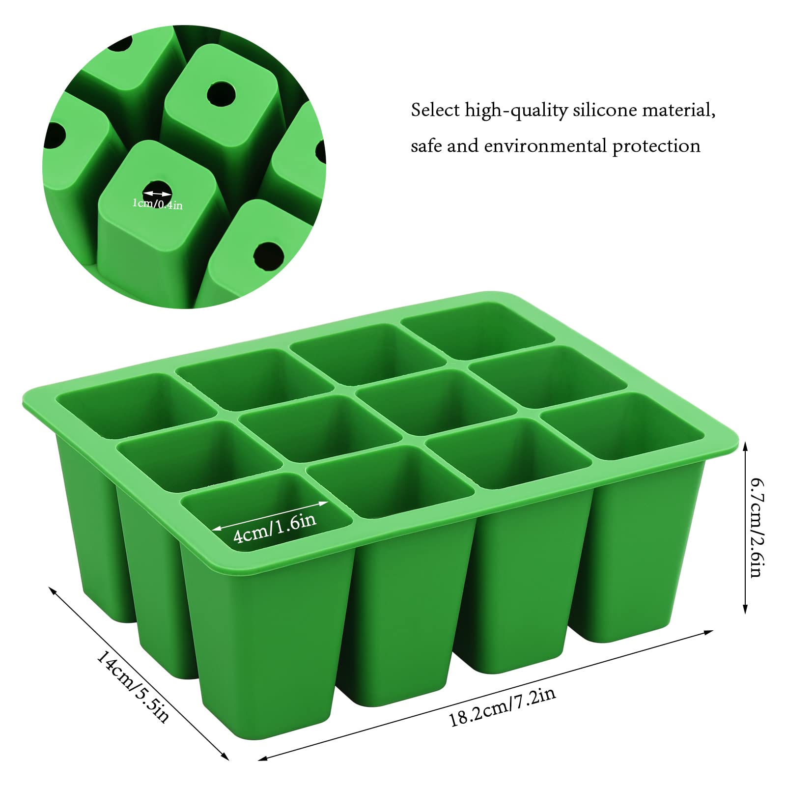 Semenzaio Con Luce MQFORU 2 Vassoi Da 80 Celle - Timer Intelligente, 3 Modalità, Per Germinazione Semi - Foto 12