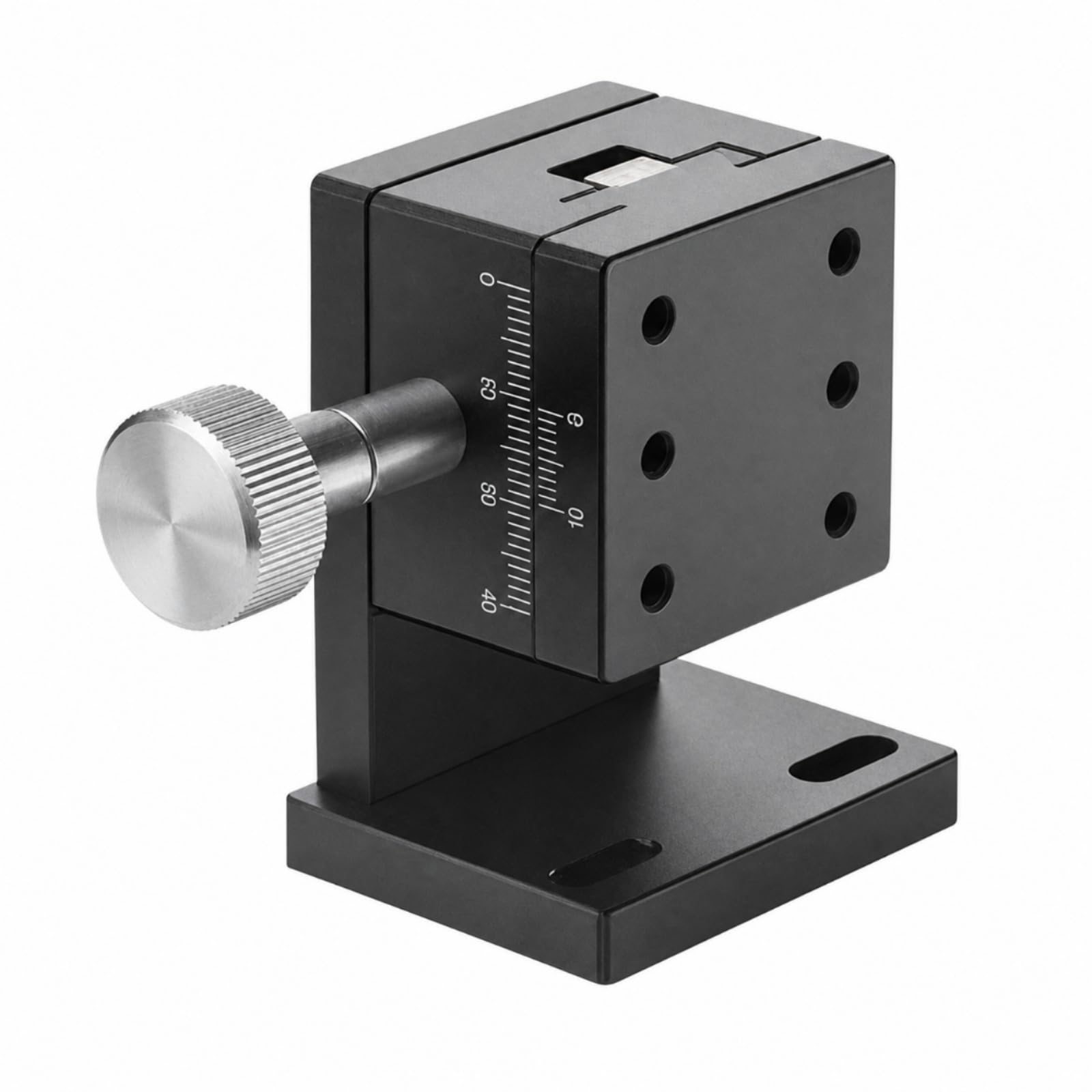 Posizionatore Micrometrico | Compatto, Tavola di Traslazione Manuale, Stabile, Tavola di Posizionamento a Coda Rondine, per Laboratorio, Lwz4040