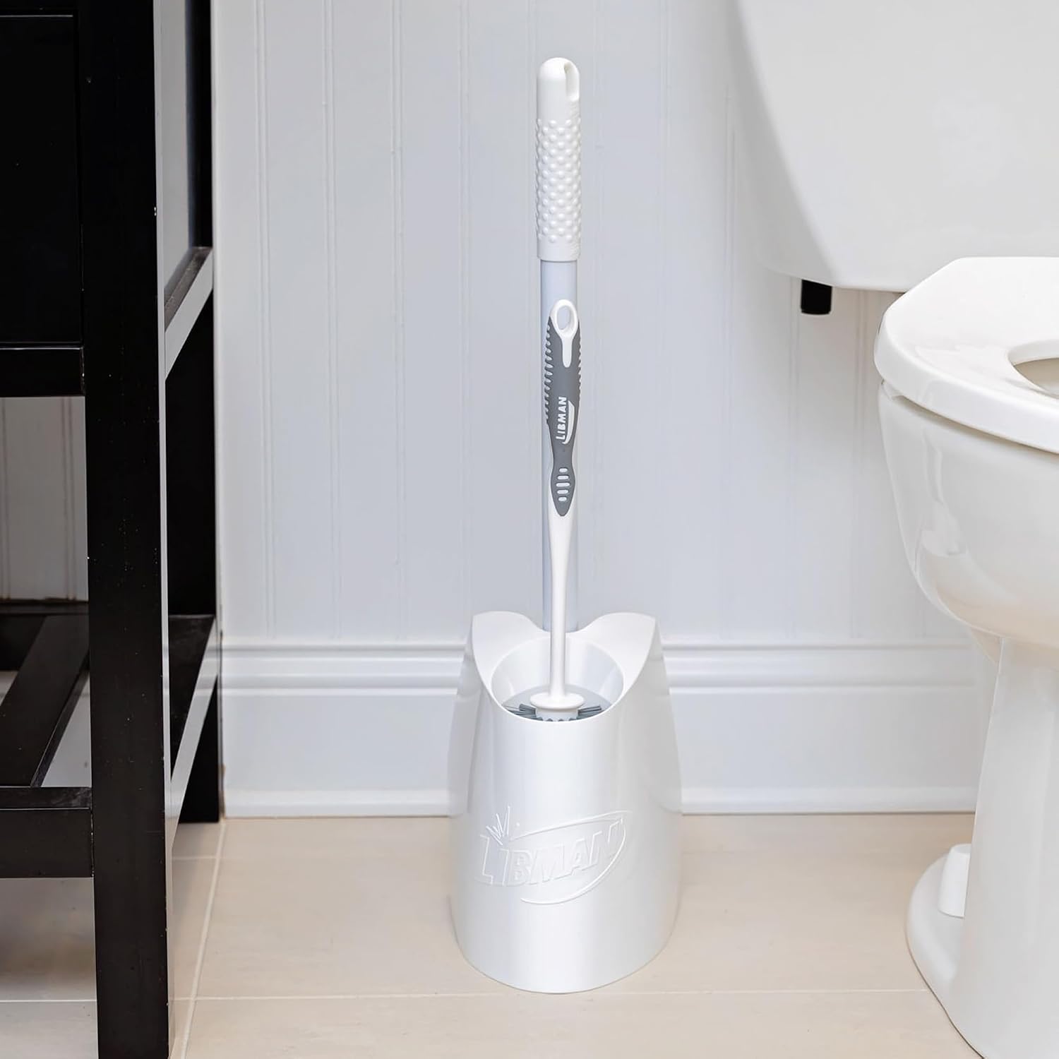 Libman Megaforce Toilet Brush and Plunger Combo Set with Caddy image 4