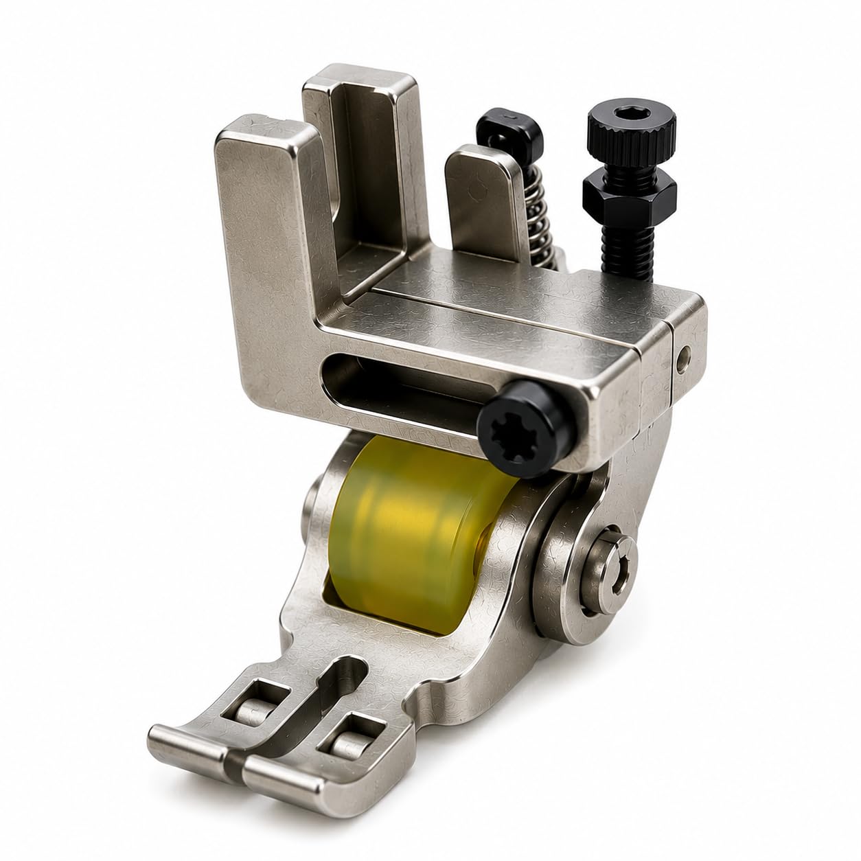 Cartell T3 Silicone Roller Presser Foot for Industrial Sewing Machine | Heavy Duty Metal Roller Foot Attachment | Ideal for Leather, PU, PVC, Vinyl, Velvet & Thick Fabric Sewing-image-24