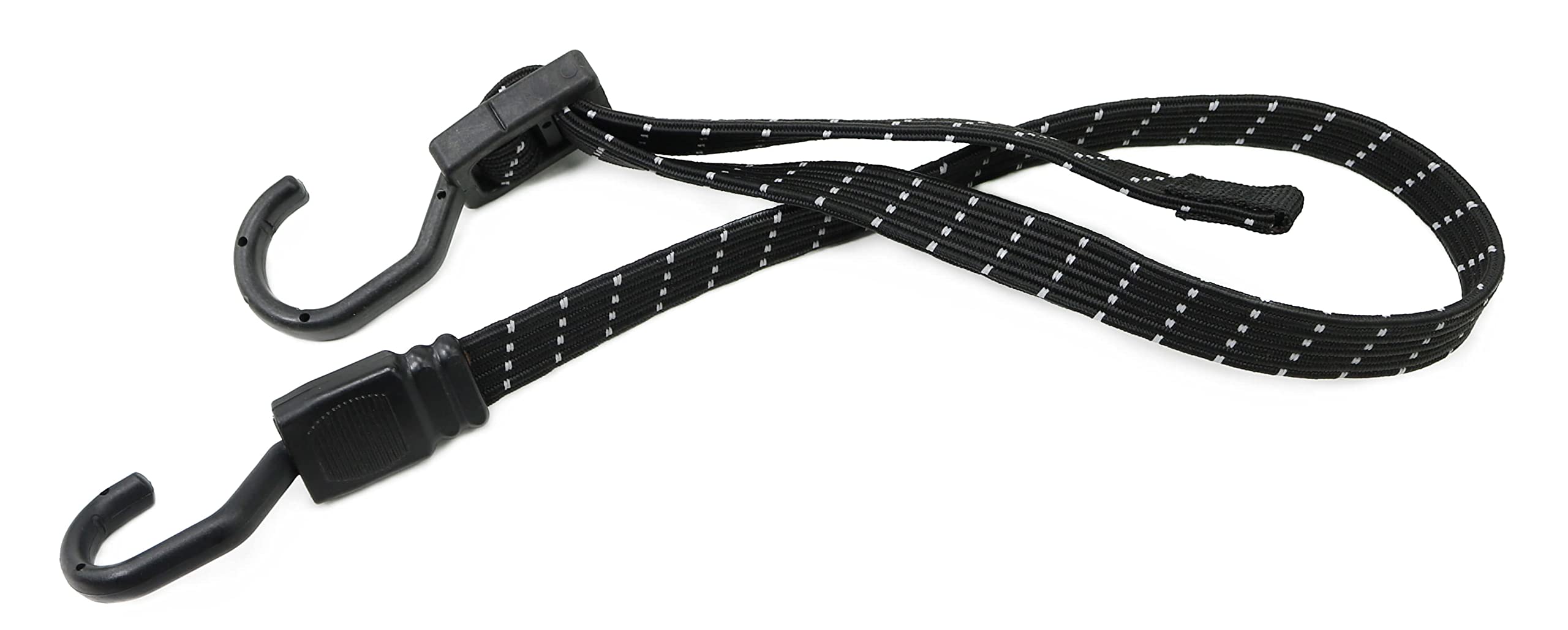 BIKING BROTHERHOOD Reflective Bungee Cord - Black — Amazon image 3