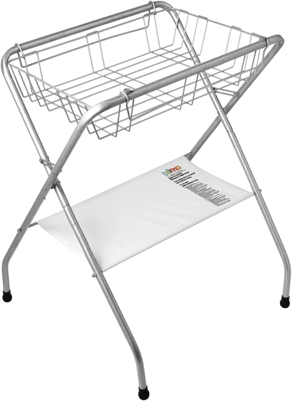 Primo Folding Bath Stand, Silver Gray