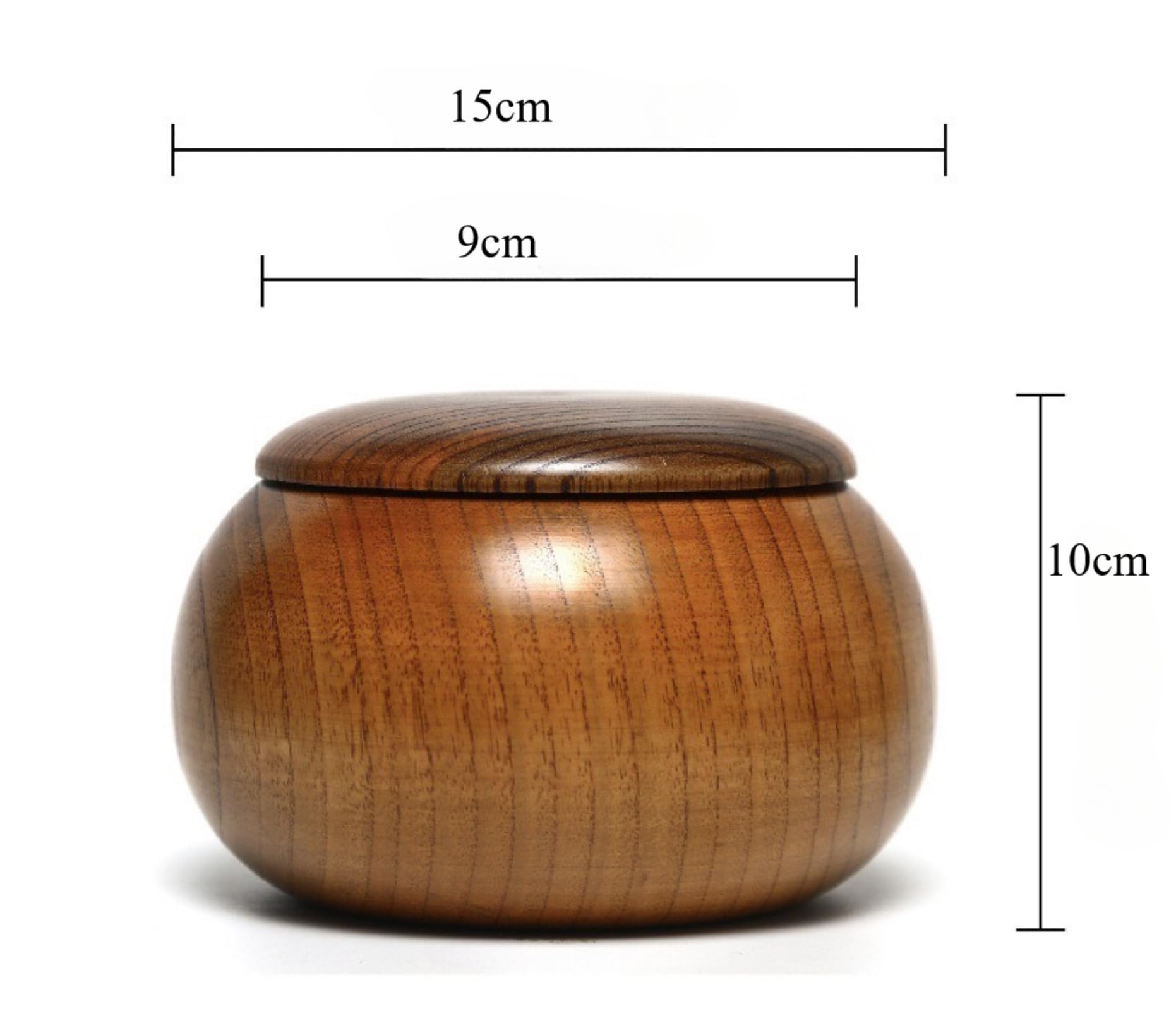 2 szt. zestaw misek do gry w gry, do chodzenia, kontenerów, chess stones holder board, do gry w gry w piesze gry w backgammon walking bowl (kolor drewna)