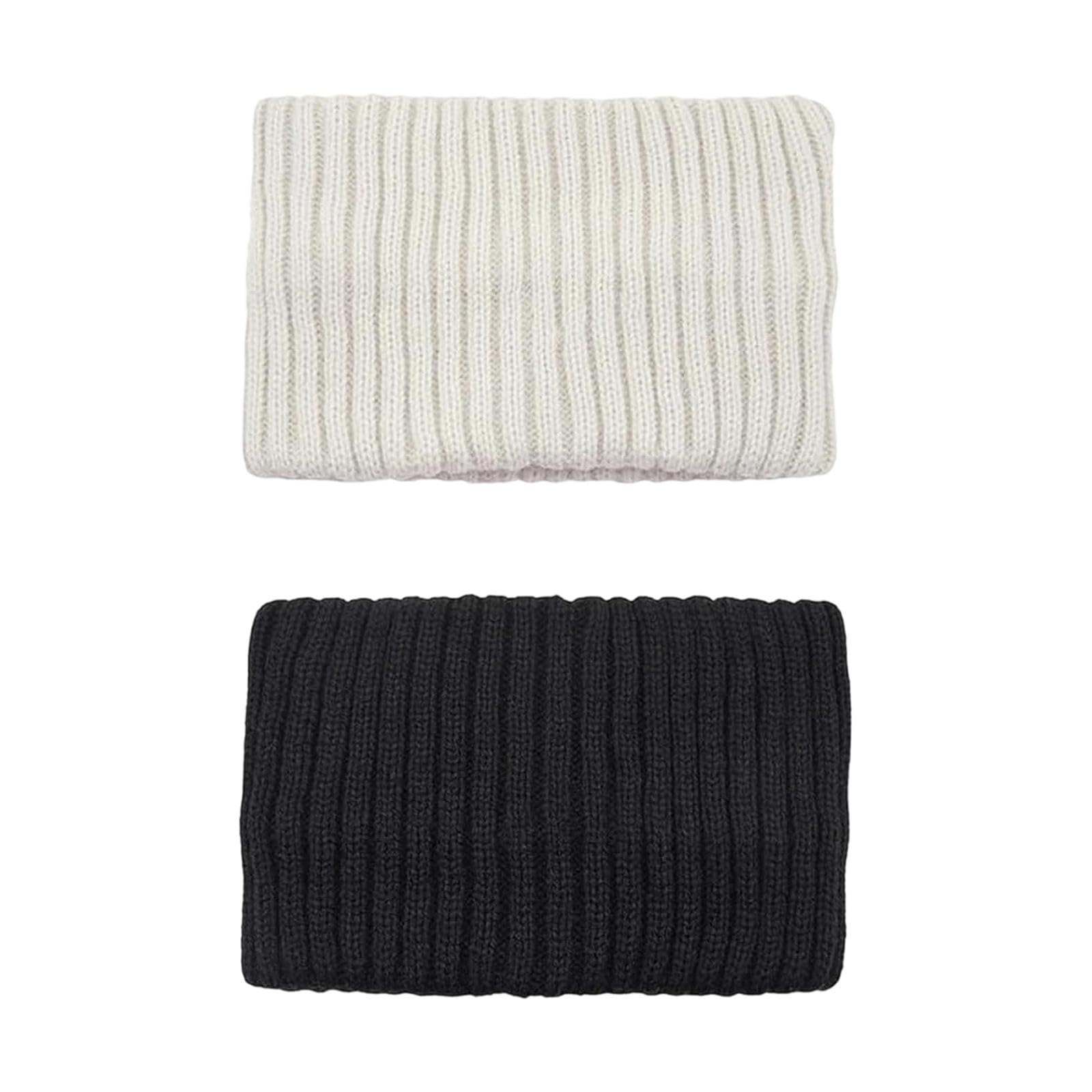2Pcs Winter Headbands for Women Headwraps for Running Cycling Outdoor Sports Beige and Black|Clothing, Shoes & Accessories | Womens Accessories | Hair Accessories|2 Women's Knit Headbands-image-48