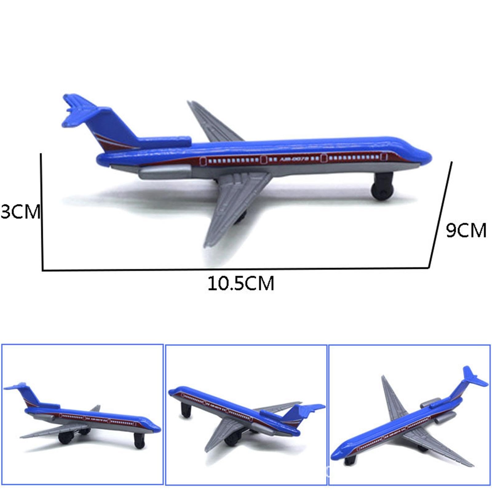 Amazon | Generic 1:64スケールの金属合金製戦闘機模型飛行機6点セット