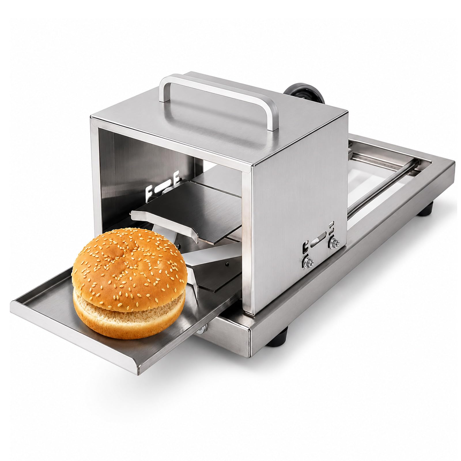 MIAOXIAOLONG Manual Bagel Slicer, Adjustable Thickness Bagel Cutter Slicer for Large & Small Bagels, Buns, English Muffins - Evenly, Quickly,Dishwasher Safe, Commercial & Home Use