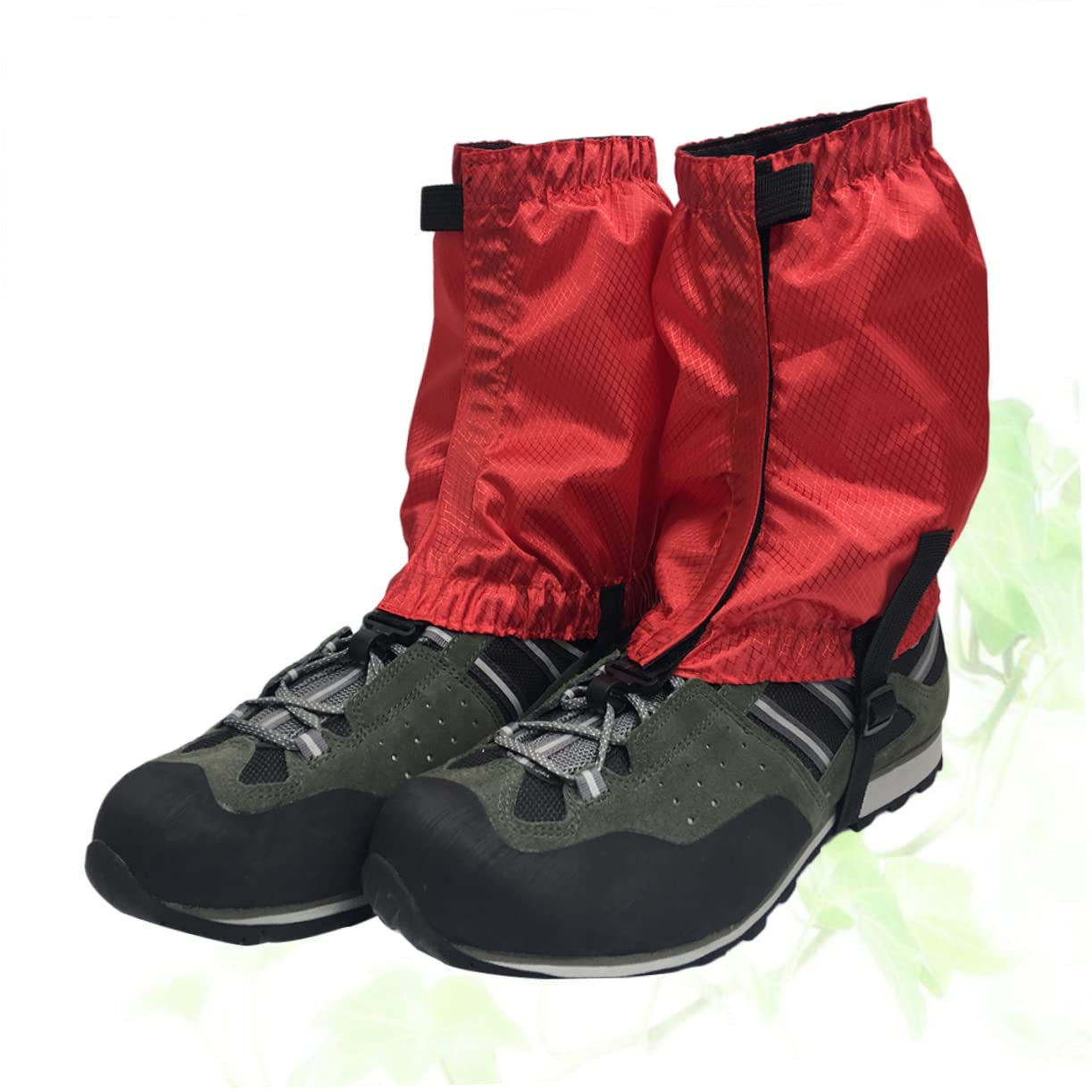 Mipcase Guêtres D'extérieur Guêtre De Marche Imperméable Bottes De Neige Guêtres De Neige Guêtre pour La Randonnée en Plein Air Guêtres Chaussure De Ski Chasse Ouvre-Boite Green
