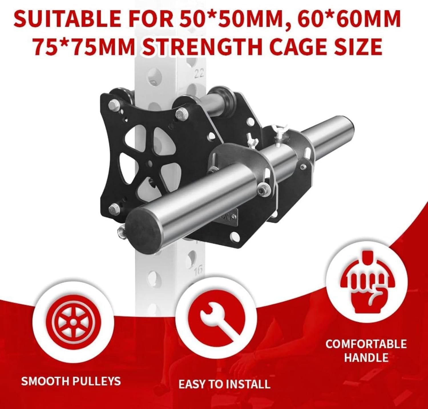 AHTAPFON Pulley Seilzugsystem für das Fitnessstudio Smith Trizepsmaschine Trainingsgeräte Kabelrolle Fitnesszubehör