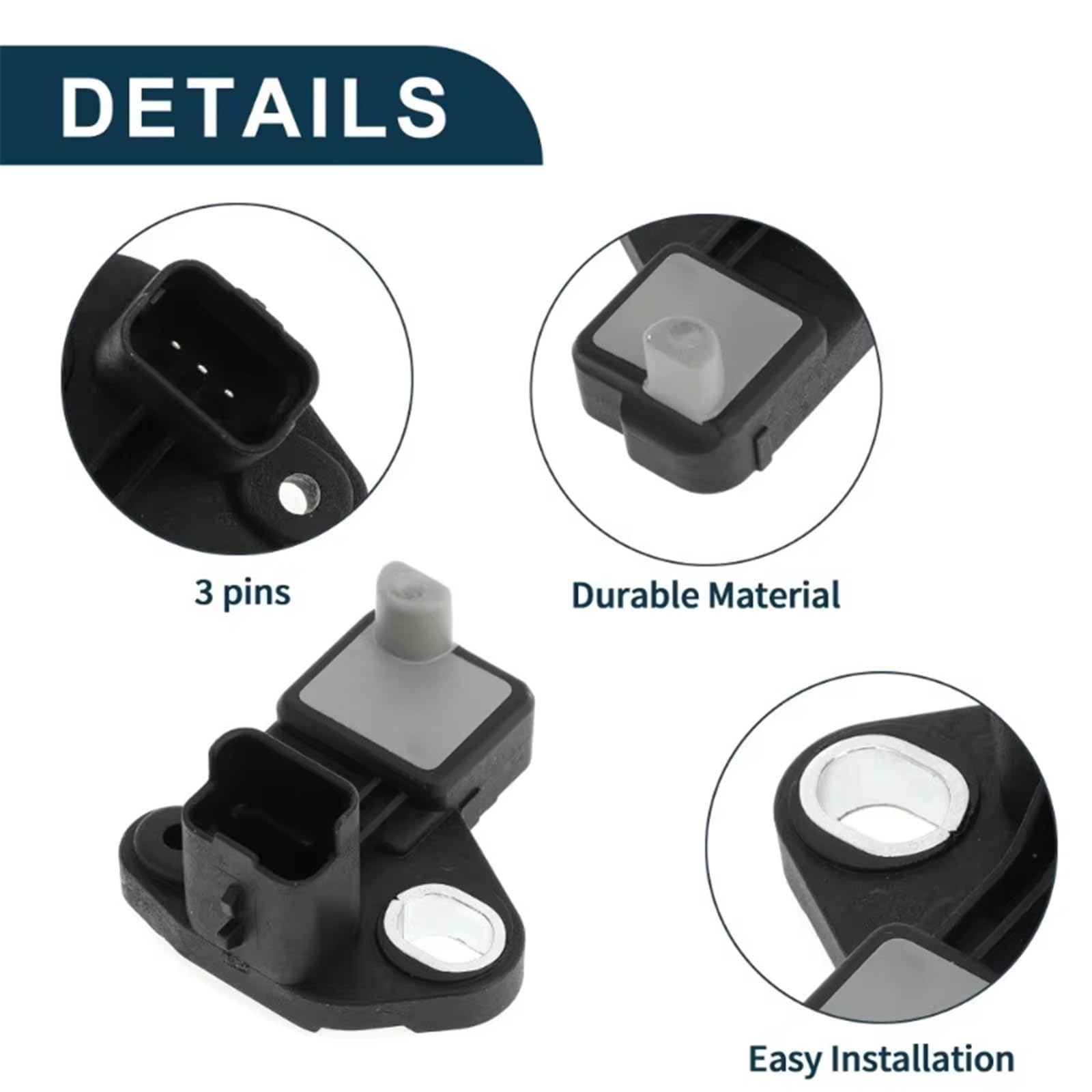 Compatibile Con FORD Per C-MAX (DM2) 1.6 TDCi 1560 80 109 G8DB; G8DA; G8DD MPV 2007 2008 2009 2010 9664387280 Sensore Di Impulsi Albero Motore Sensore albero motore