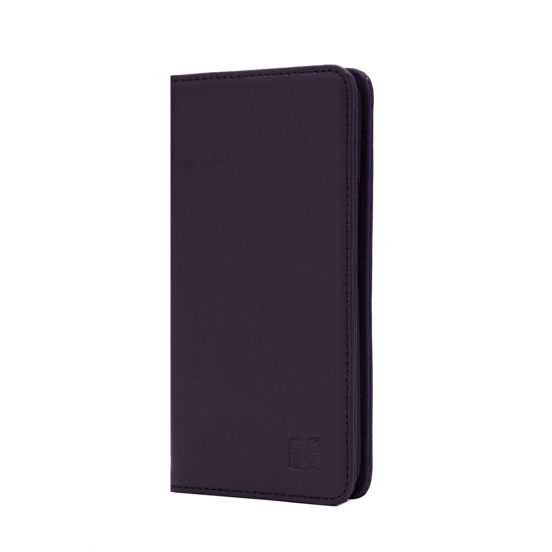 32nd Classic Series - Real Leather Book Wallet Flip Case Cover For HTC 10, Real Leather Design With Card Slot, Magnetic Closure and Built In Stand - Aubergine