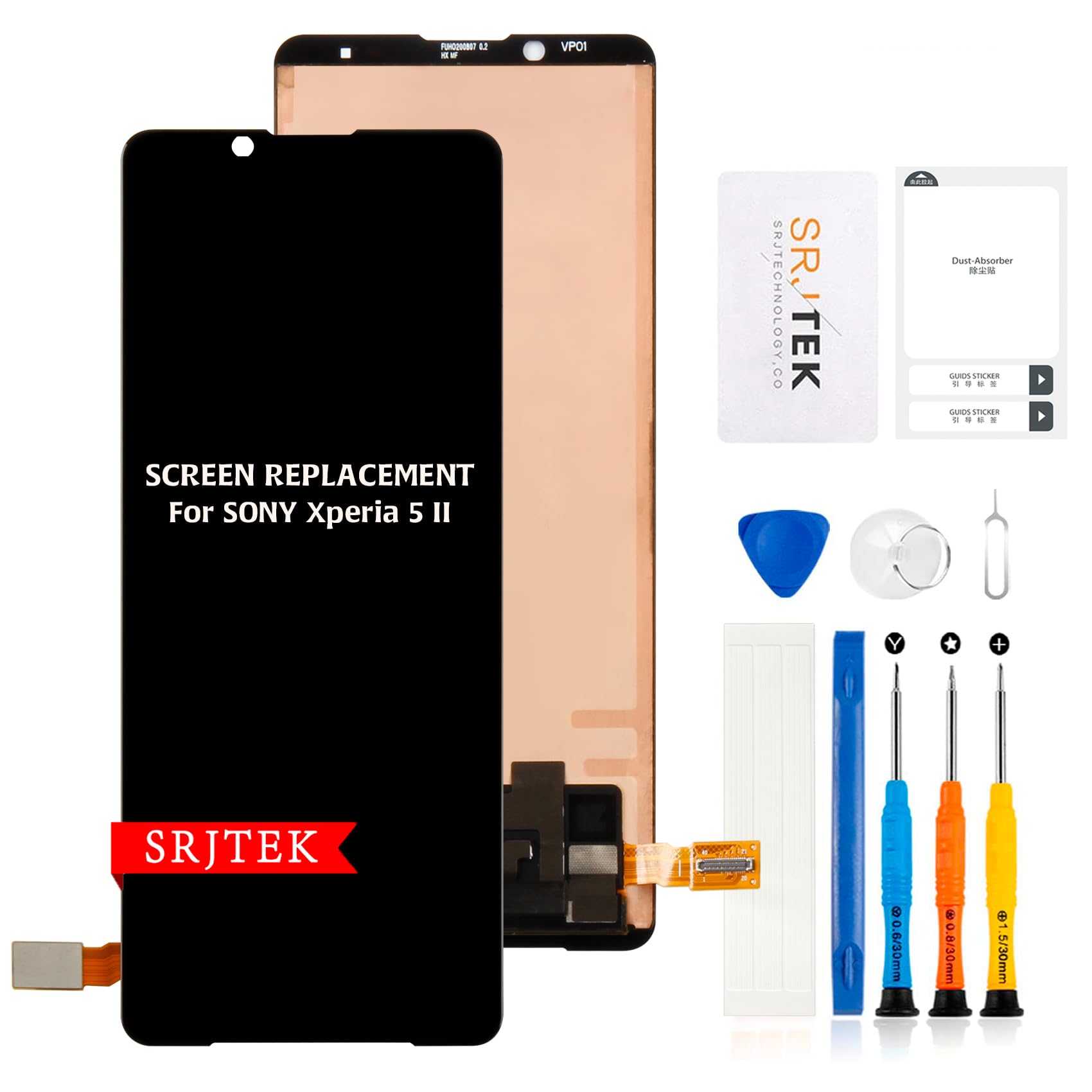 Amazon.co.jp: SRJTEK for SONY Xperia 5 II 6.1インチ 液晶パネル