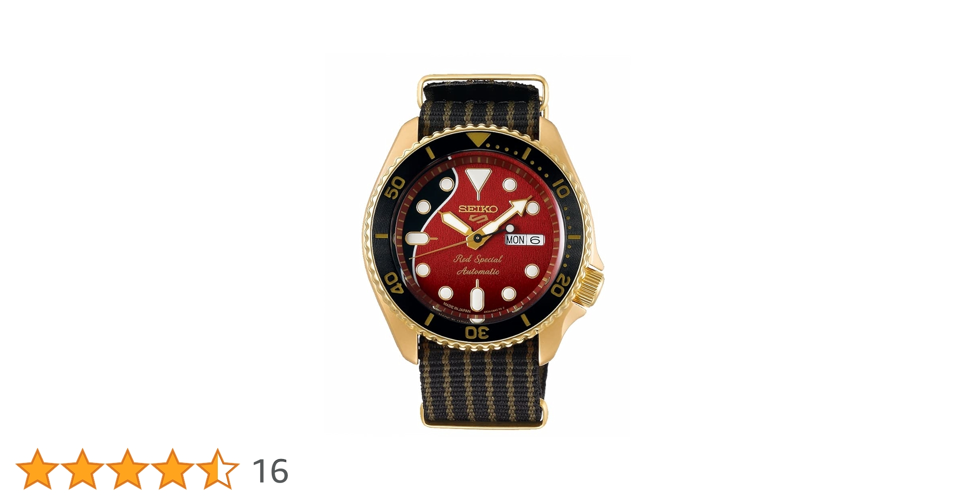 SEIKO 5スポーツ自動巻き時計 限定版 ブライアンメイ セイコー 5スポーツ＞「QUEEN」ギタリスト、ブライアン・メイ氏