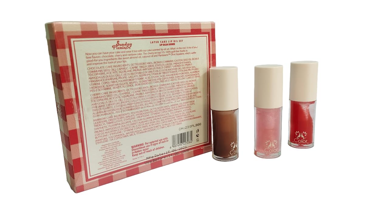 Buy Lip Gloss Set with 3 Shades, Sweetheart Brand, Pink Online at Low Prices in India - Amazon.in